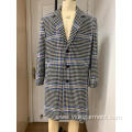 Men's Black Coat Men's Black Tweed Houndstooth Coat Factory